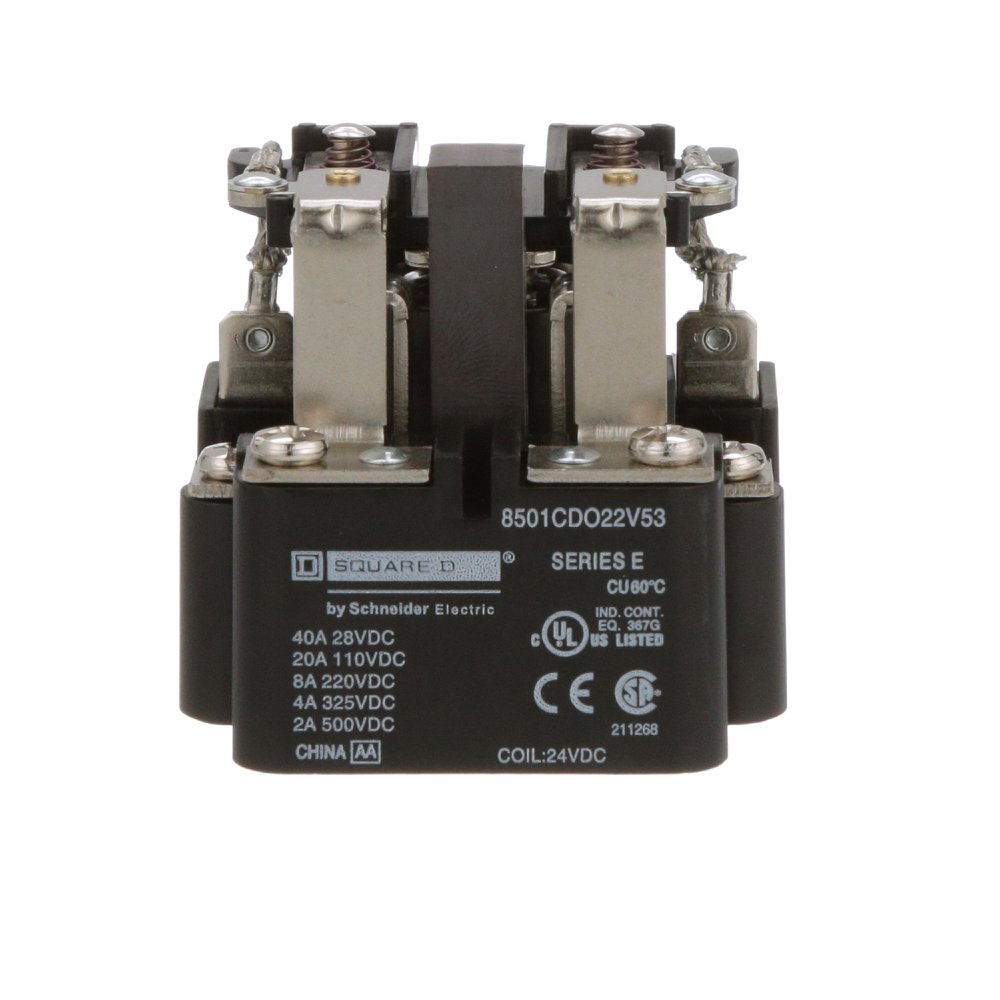 8501CDO22V53 SQD RELAY 220VDC 4AMP