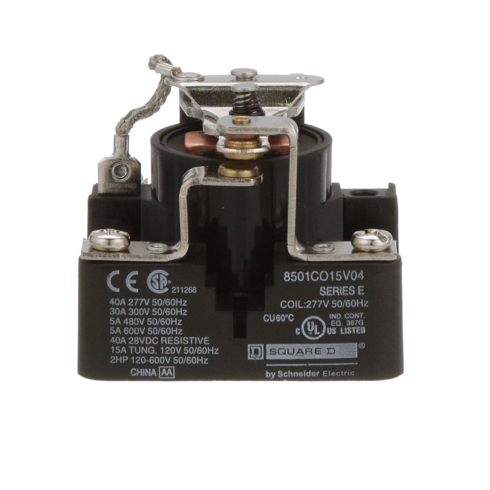 8501CO15V04 SQD RELAY 600VAC 5AMP