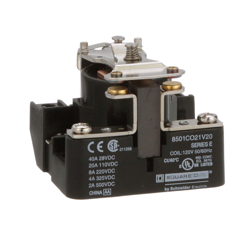 8501CO21V20 SQD RELAY 220VDC 8AMP