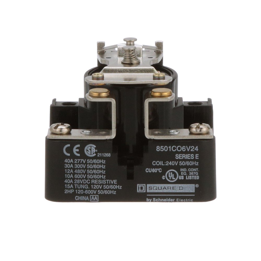 8501CO6V24 SQD RELAY 600VAC 10AMP