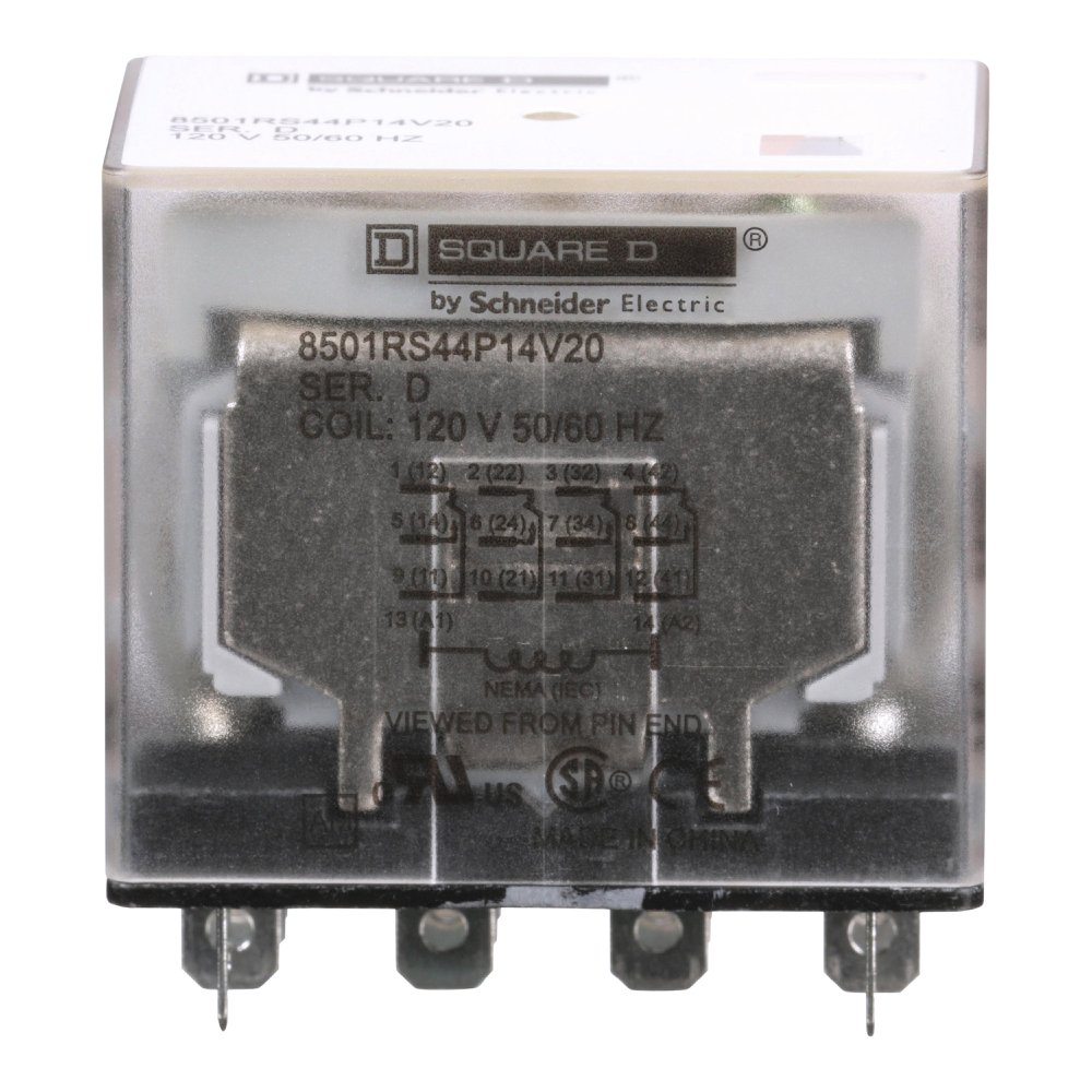 8501RS44P14V20 SQD RELAY 250VAC