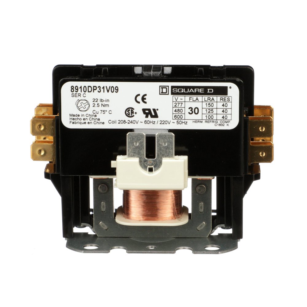 8910DP31V09 SQD CONTACTOR 600VAC