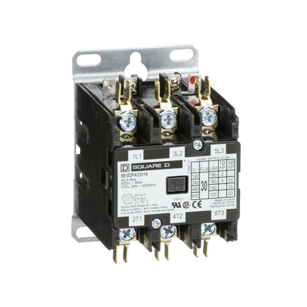 8910DPA33V14 SQD CONTACTOR 600VAC