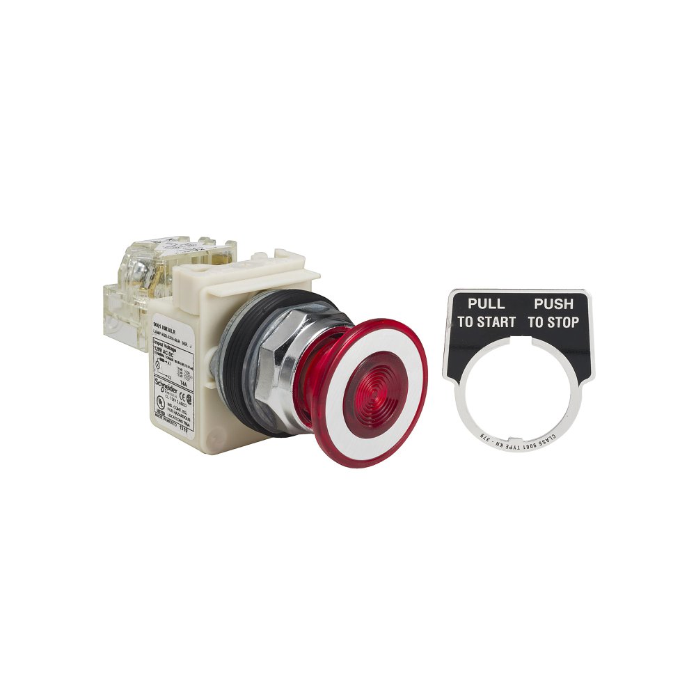 9001KR9P38LRRH13 SQD PUSH BUTTON