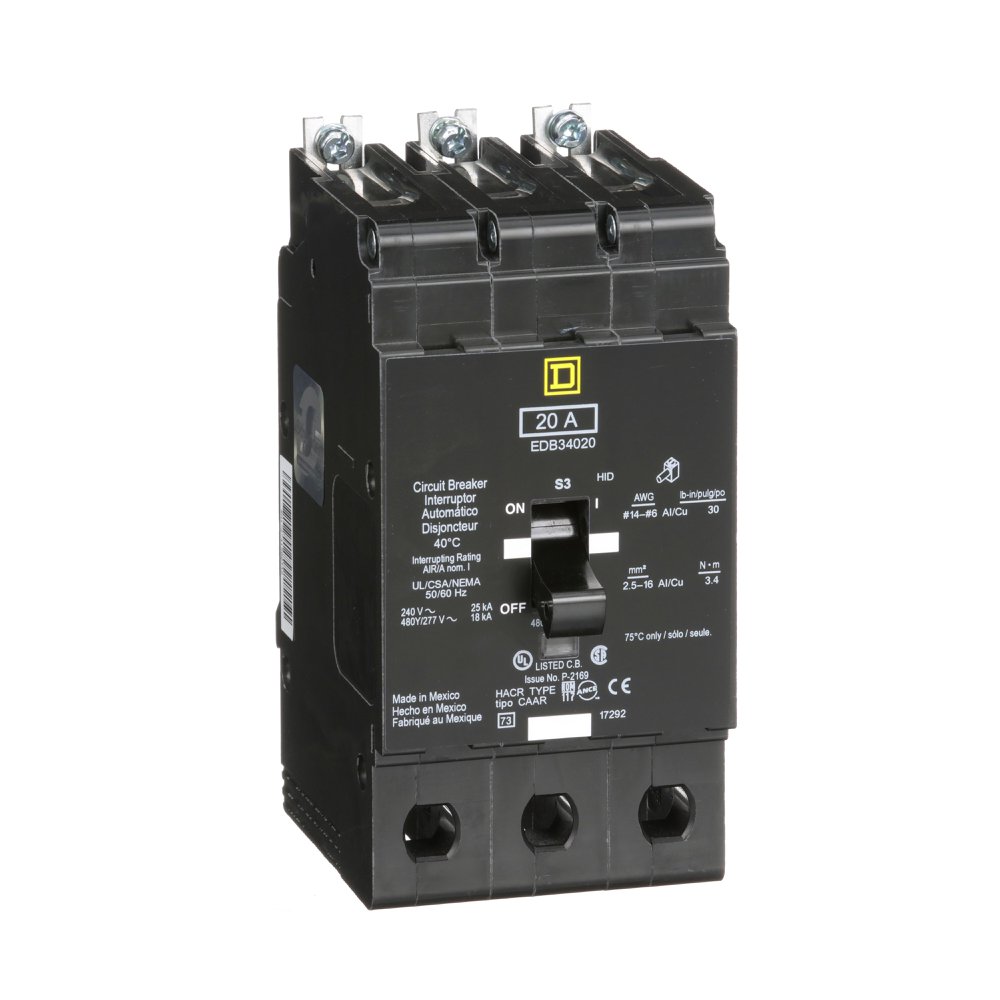 EDB34020 SQD MINIATURE CIRCUIT