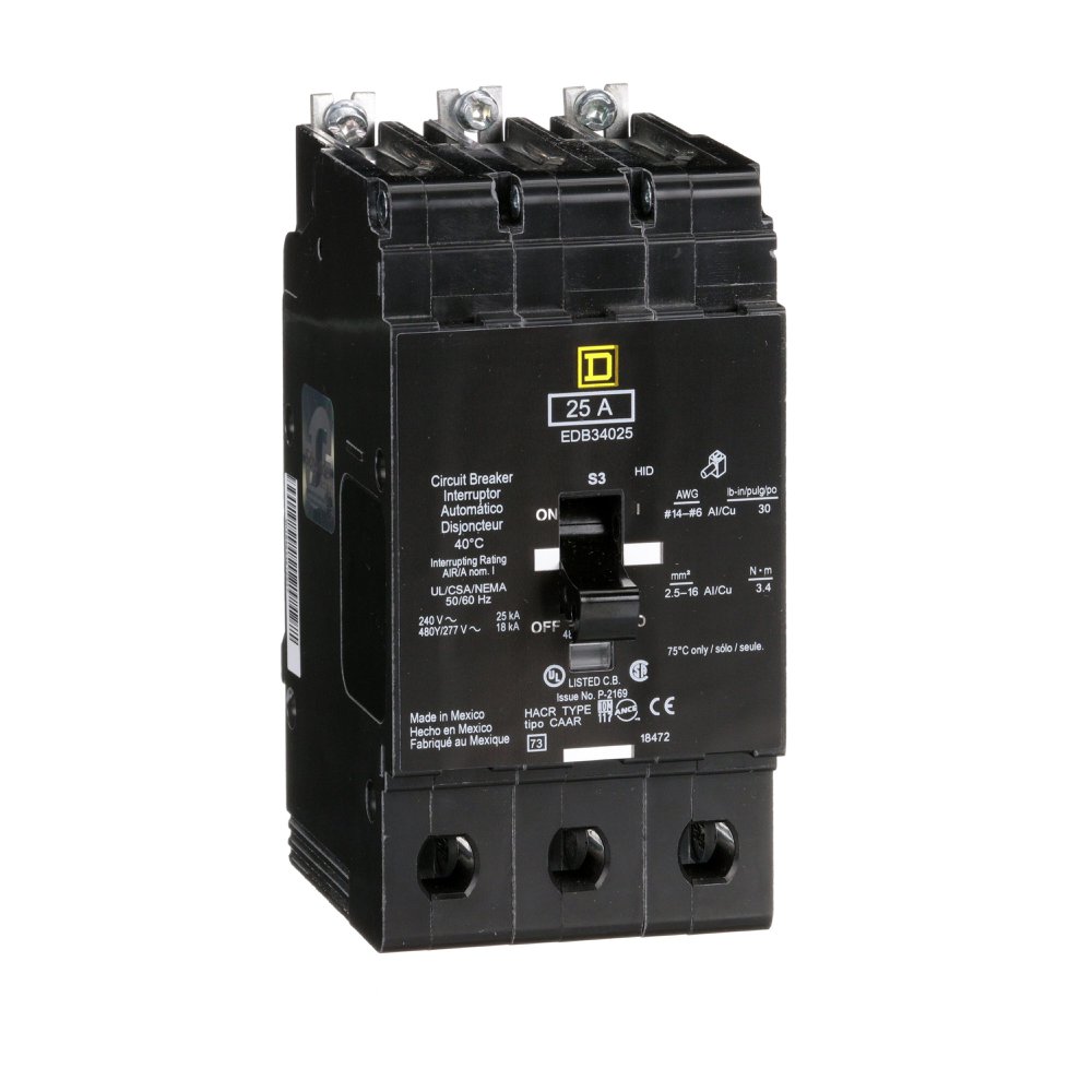 EDB34025 SQD MINIATURE CIRCUIT
