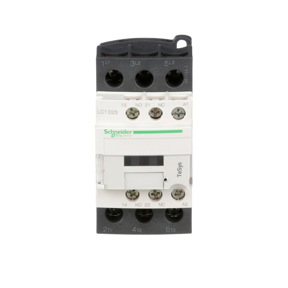 LC1D25U7 SQD CONTACTOR 600VAC 25AMP