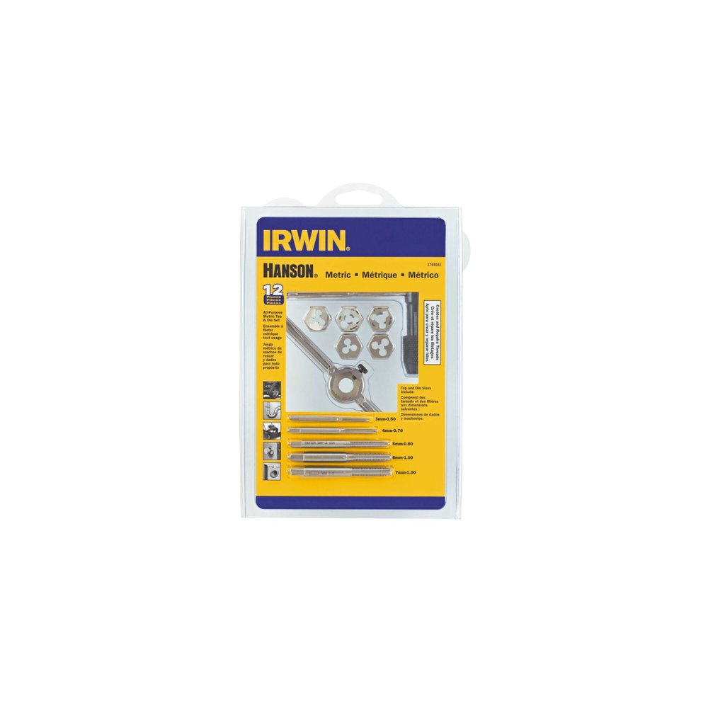 1765541 IRWIN 12PC TAP & DIE SET