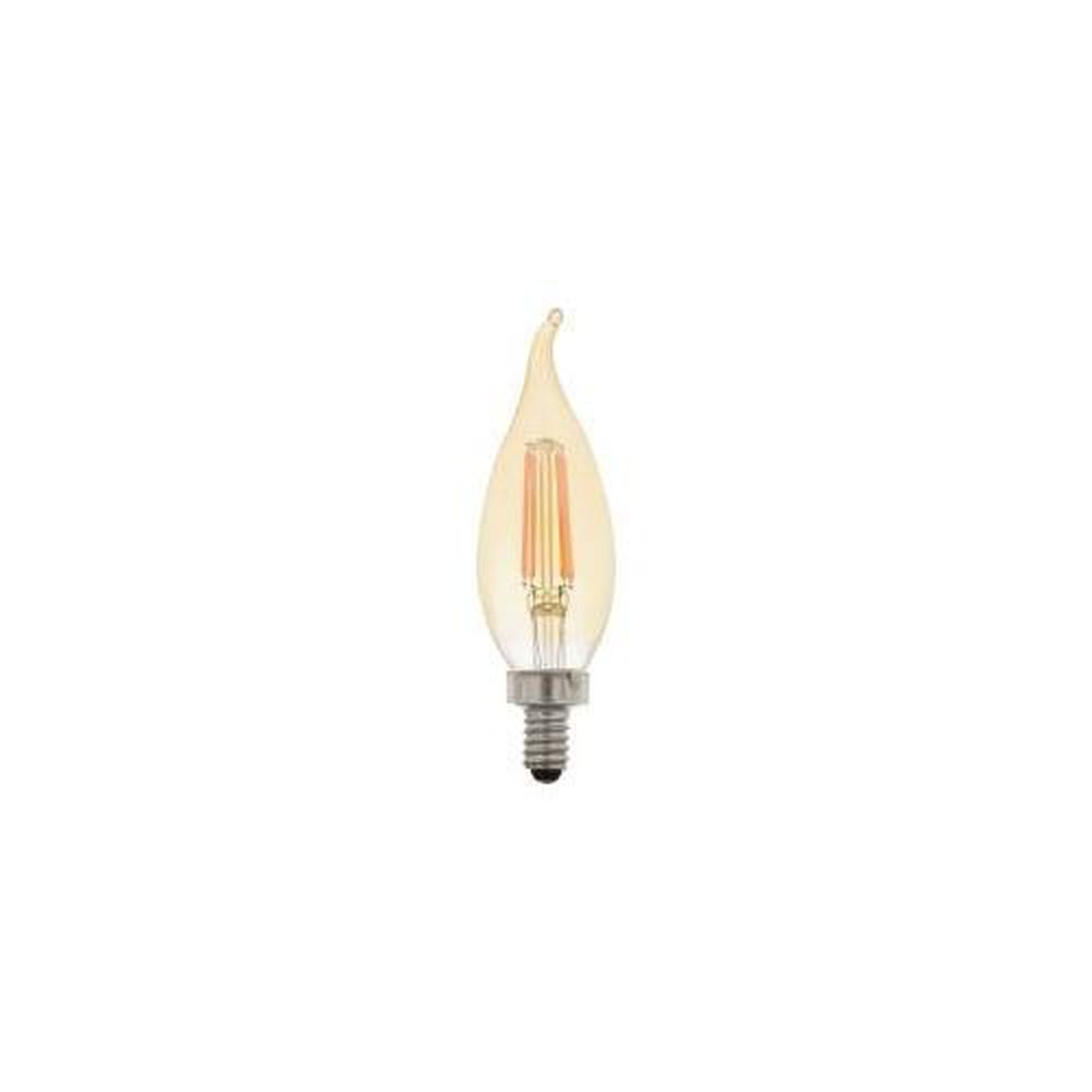 LED3.5B10CBENTDIM822VINRP/79582 SYLVANIA LED B10, 3.5W DIMMABLE, 80CRI, 360 LUMEN, 2200K, 15000 LIFE , AMBER FINISH