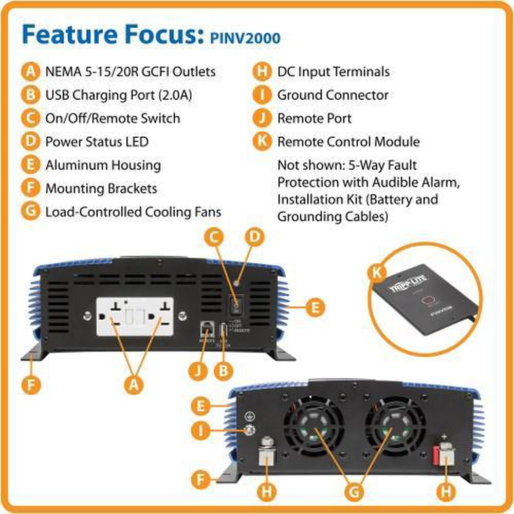 PINV2000 TRIPPLITE-WABER PINV2000