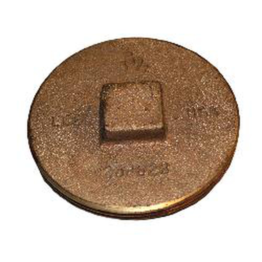 10" 021889 BRASS CLEAN OUT PLUG