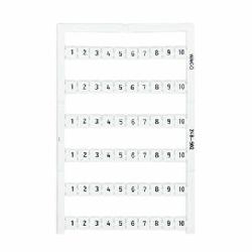 WAGO 248-502 MARKER CARD LABELED