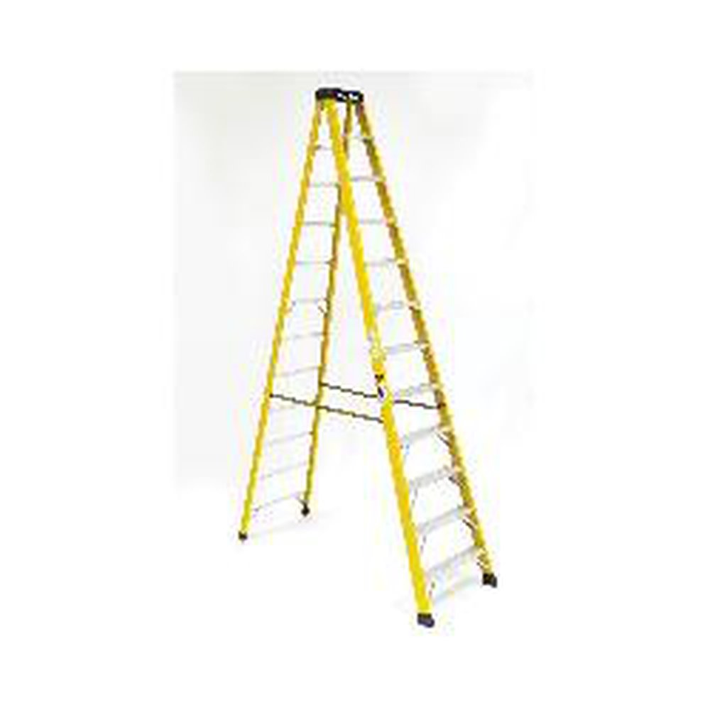 6112 WERNER 12FT FBRGLS STEP LADDER