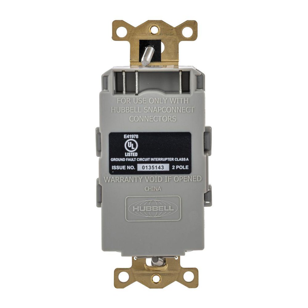SNAPGF83GRY HUBBELL 20A 125VAC COM