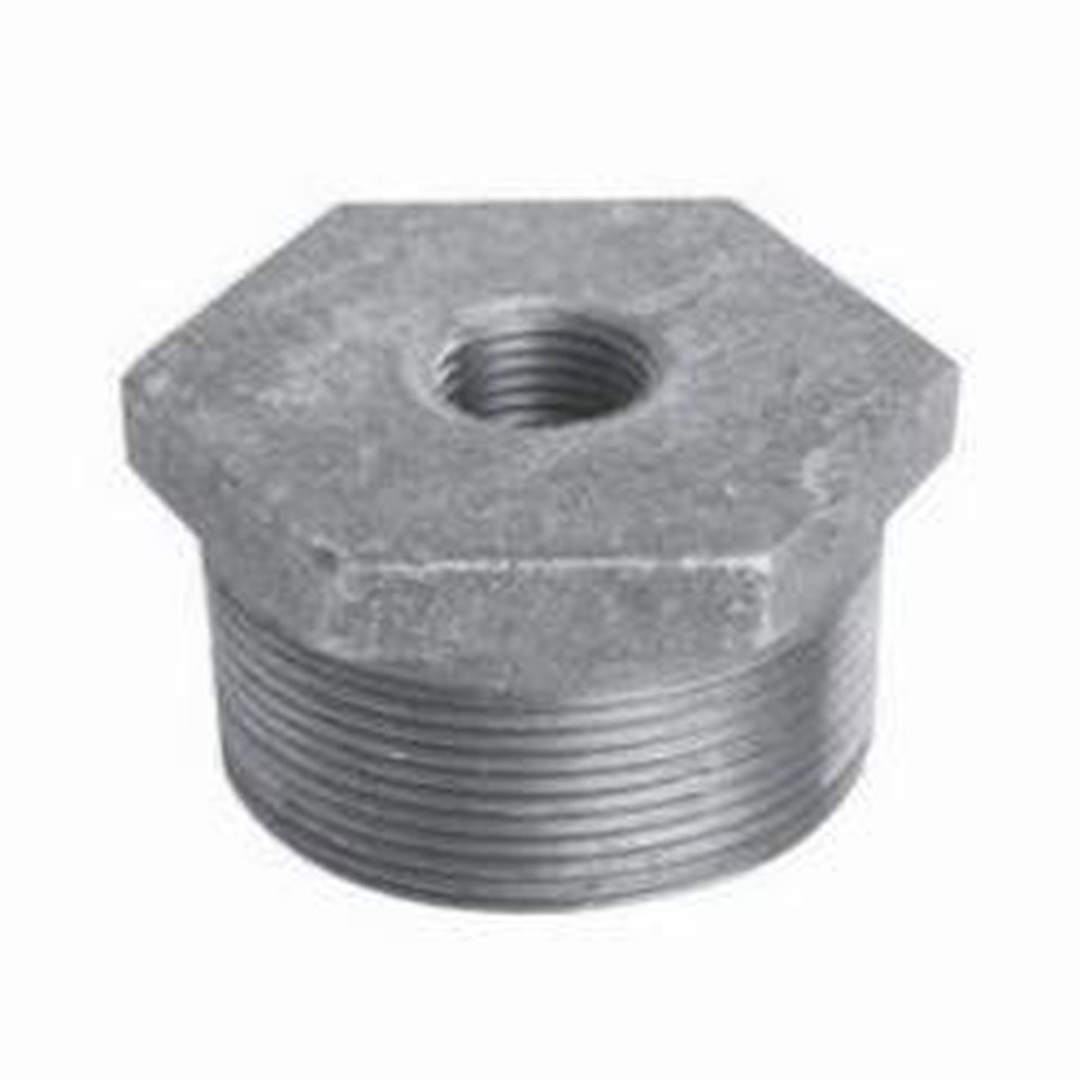 (D) 2-1/2X2 BLK HEX BUSHING MALL