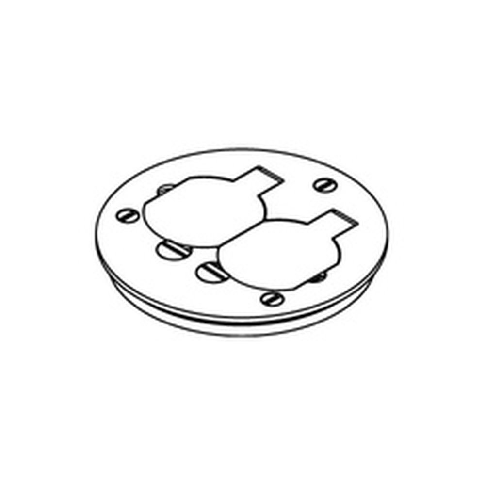 895T WAL BRASS DUPLEX TILE PLATE