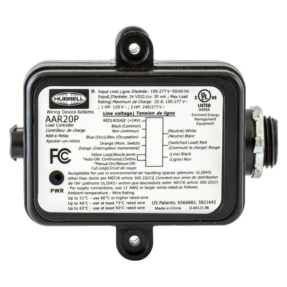AAR20P HUBBELL ADD A RELAY HD 20A