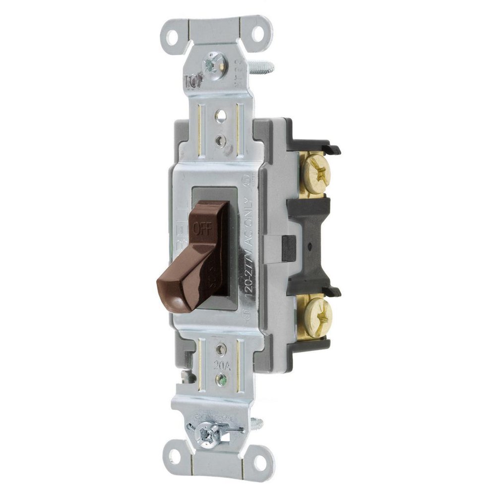 CS120 HUB 20A SP BRN SWITCH..