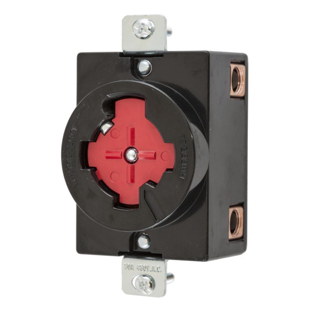 HBL20443 HUB 4W 30A-480VAC RCPT..