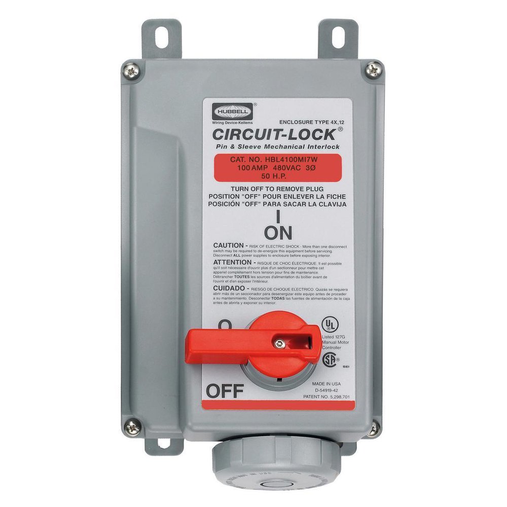 HBL4100MI7W HUB 3P4W 100A 480V MECH