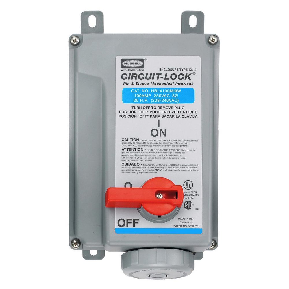 HBL4100MI9W HUB 3P4W 100A 250V MECH