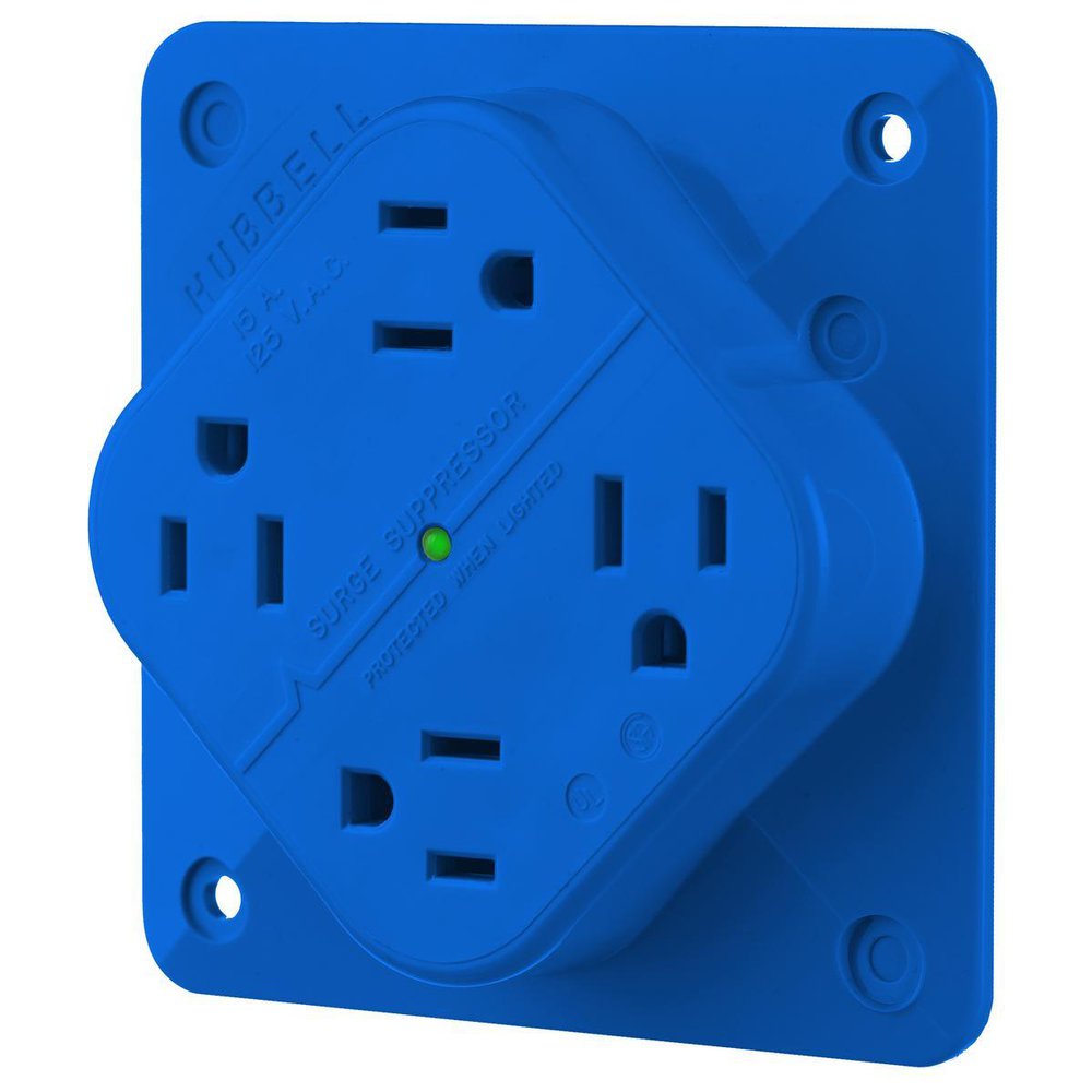 HBL415S HUBBELL 15A 125V BLUE SURGE