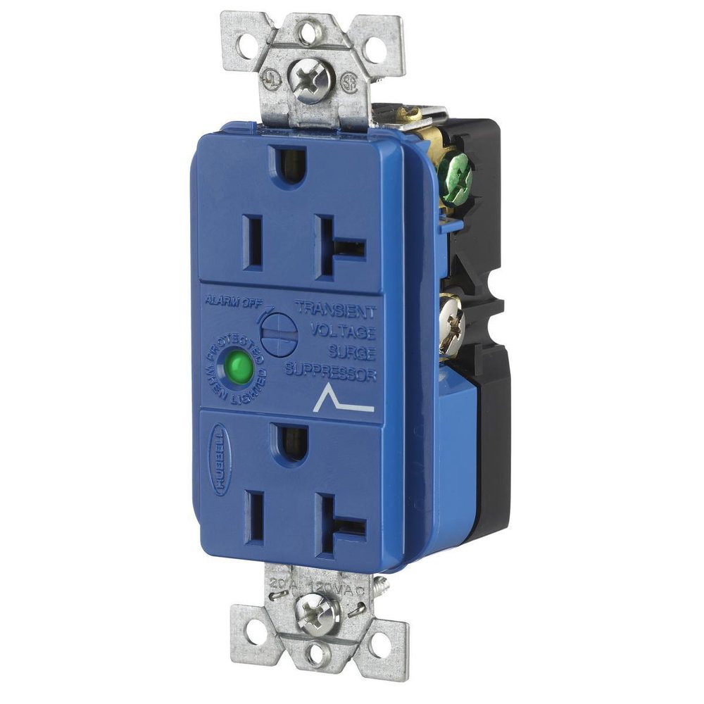 HBL5362SA HUB 2P-3W-20A-125V BLUE