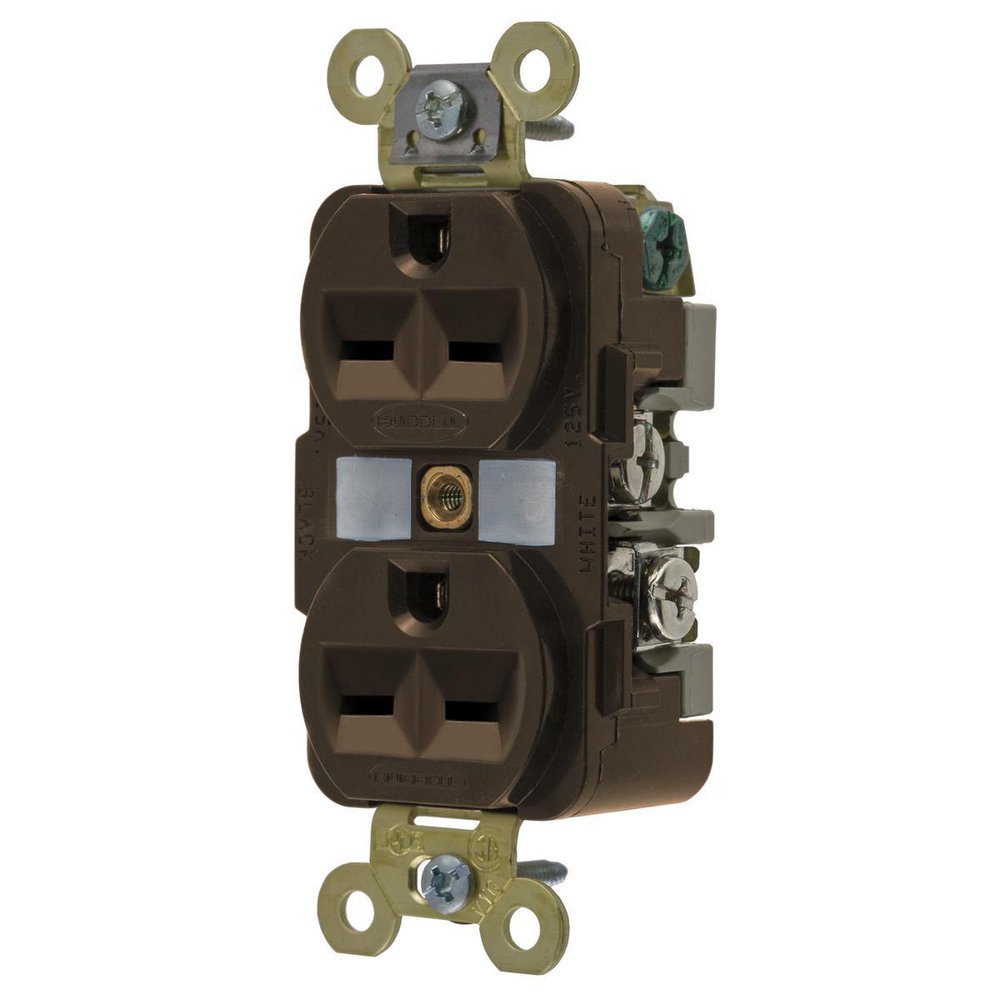 HBL5662 HUB 3W BRN DPLX RCPT..