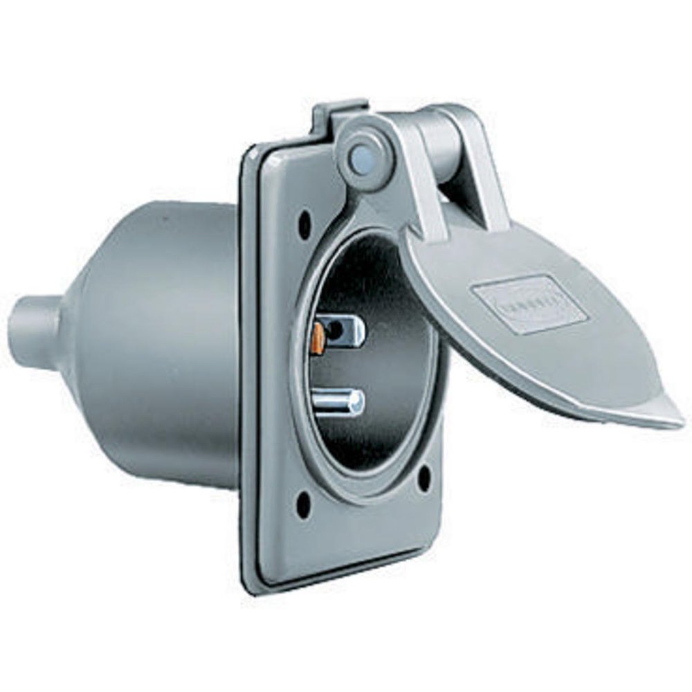 HBL61CM64 HUB 2P3W 15A GRAY NYLON