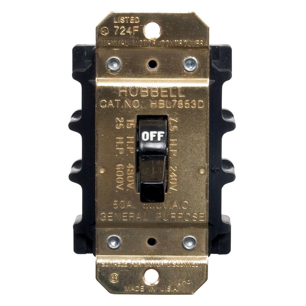 HBL7853D HUBBELL 50A 600V 3P DISC