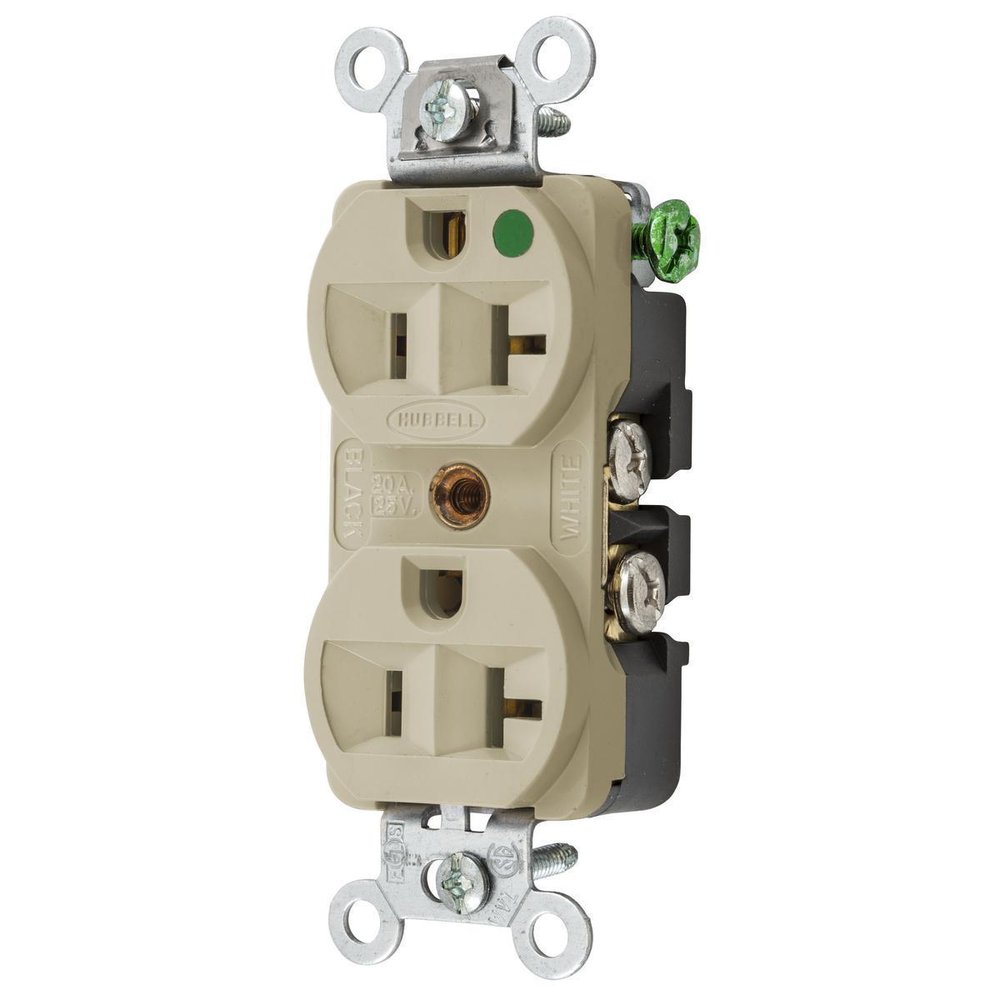 HBL8300HI HUB 20A 125V IVORY