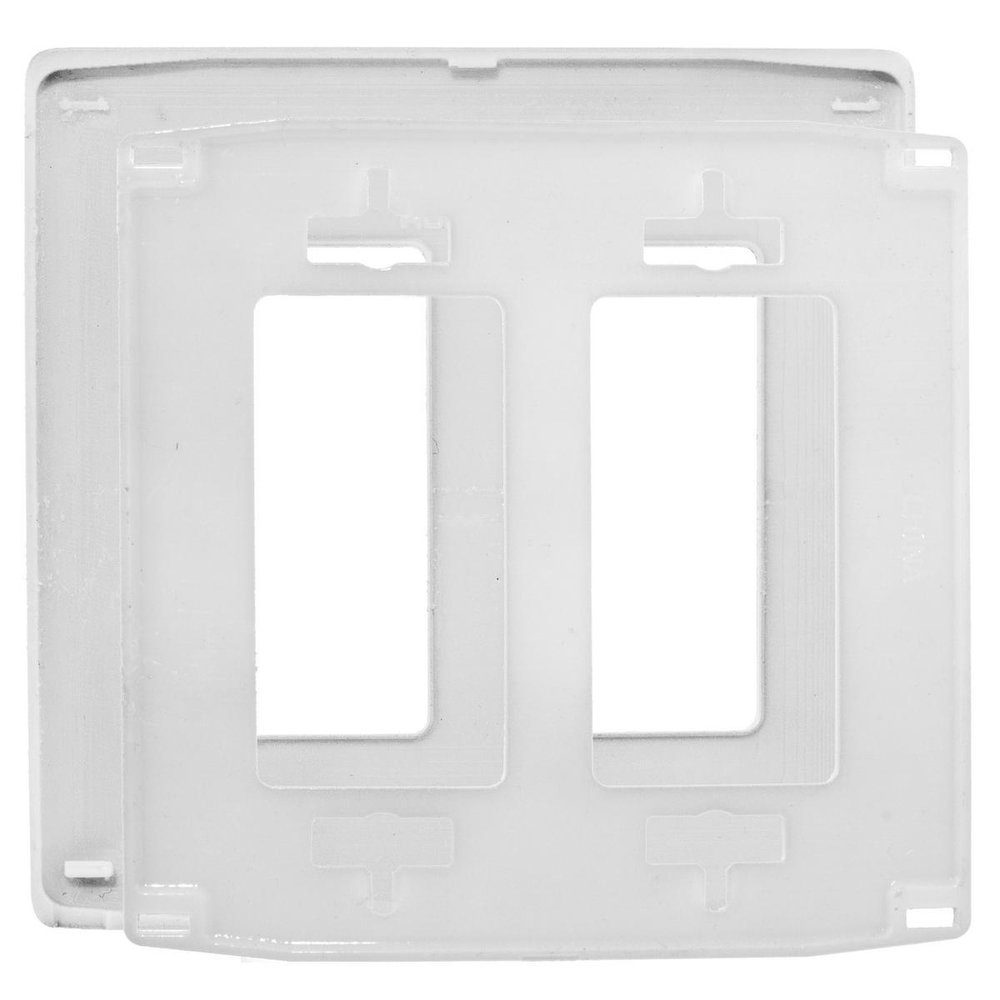 NPS262W HUBBELL WALLPLATE 2G DEC