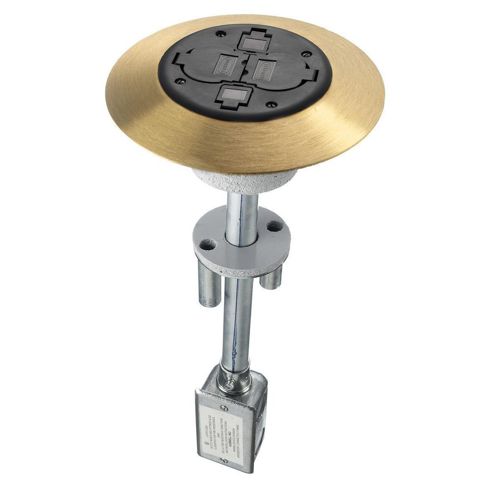 PT2X2BRS3 HUB 1 PC FITTING W/BLACK