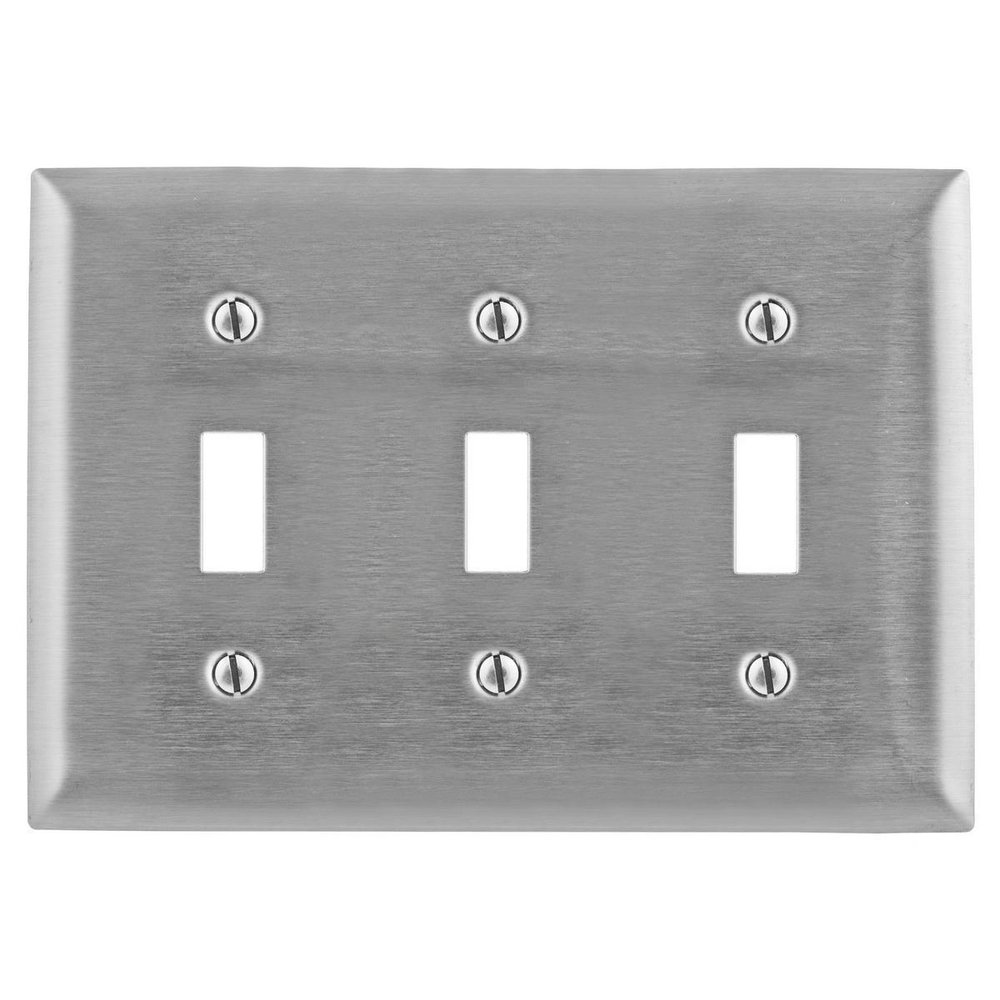 SS3L HUBBELL WALL PLATE 3-G