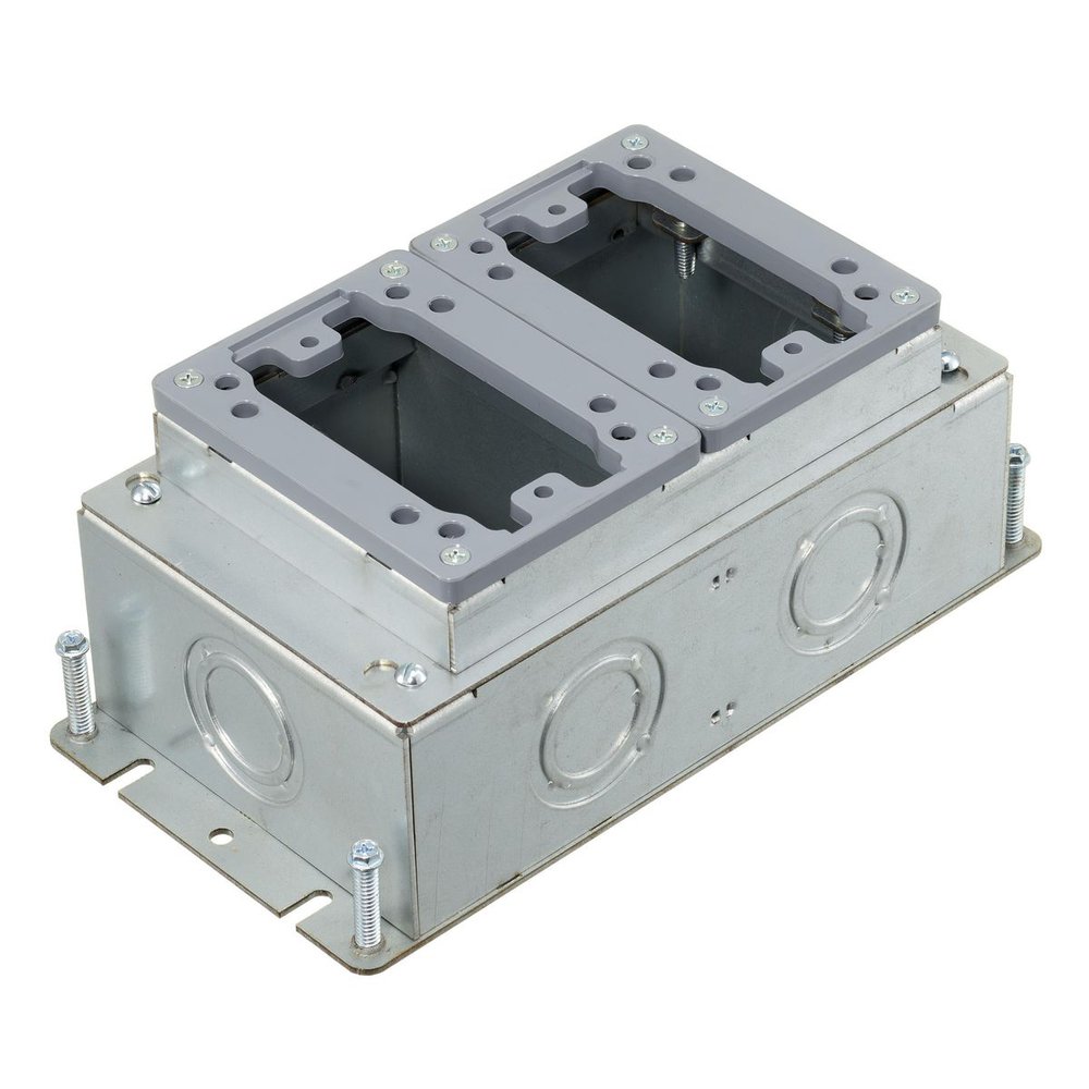 FB2432 HUBBELL RECT FLOORBOX STAMP