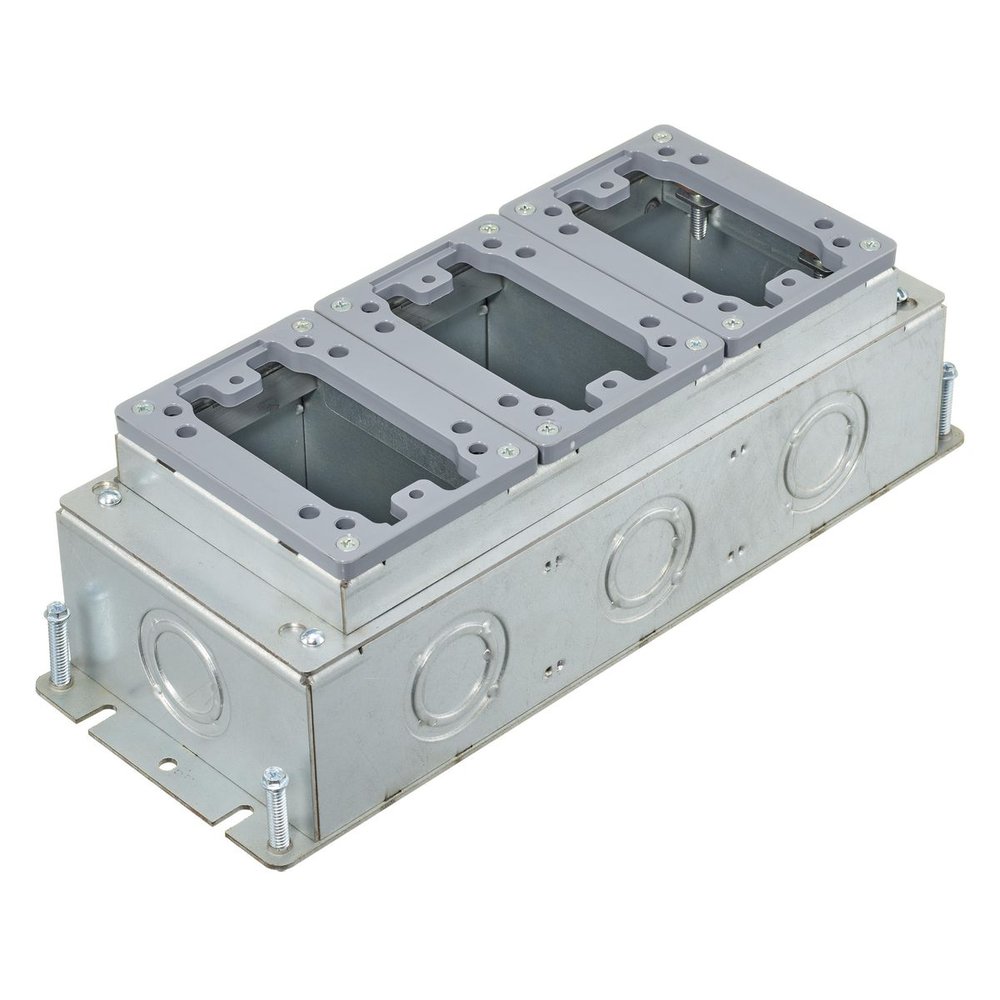 FB2433 HUBBELL RECT FLOORBOX STAMP