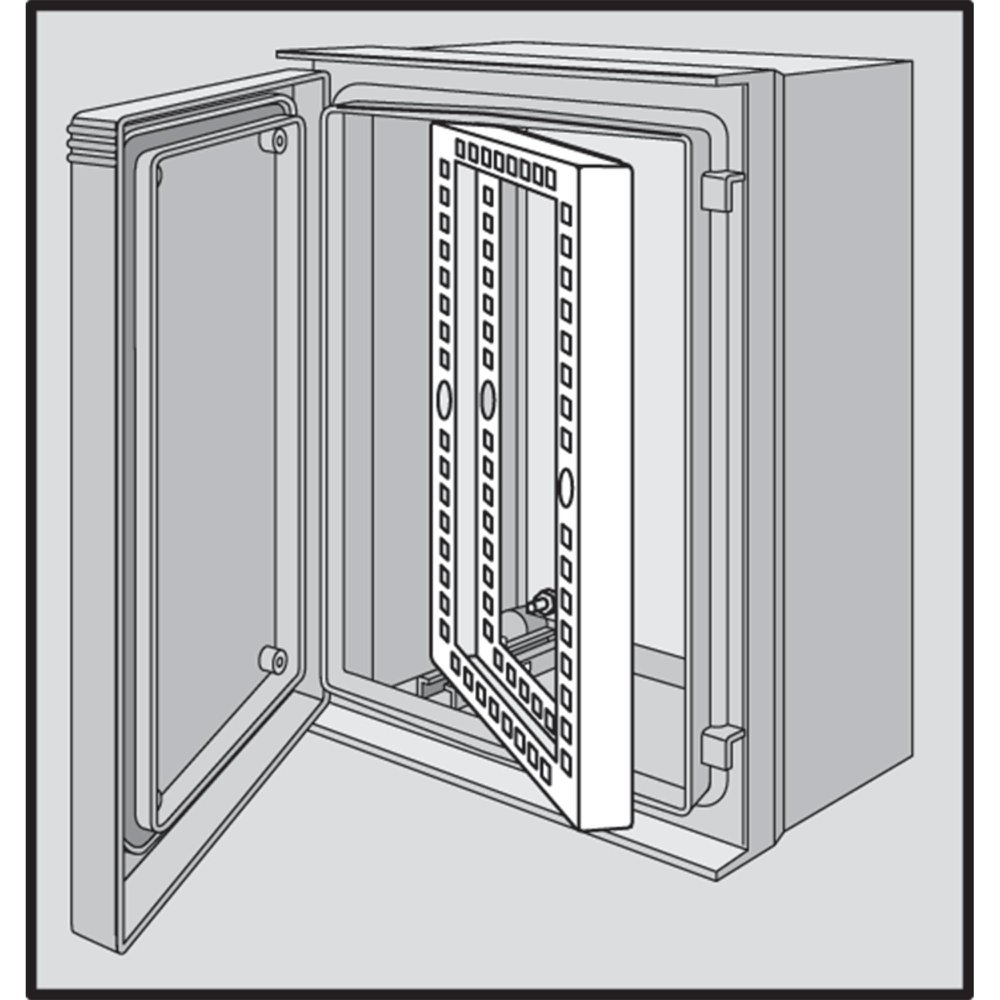 UU6060SF HOFFMAN SWING-OUT RACK