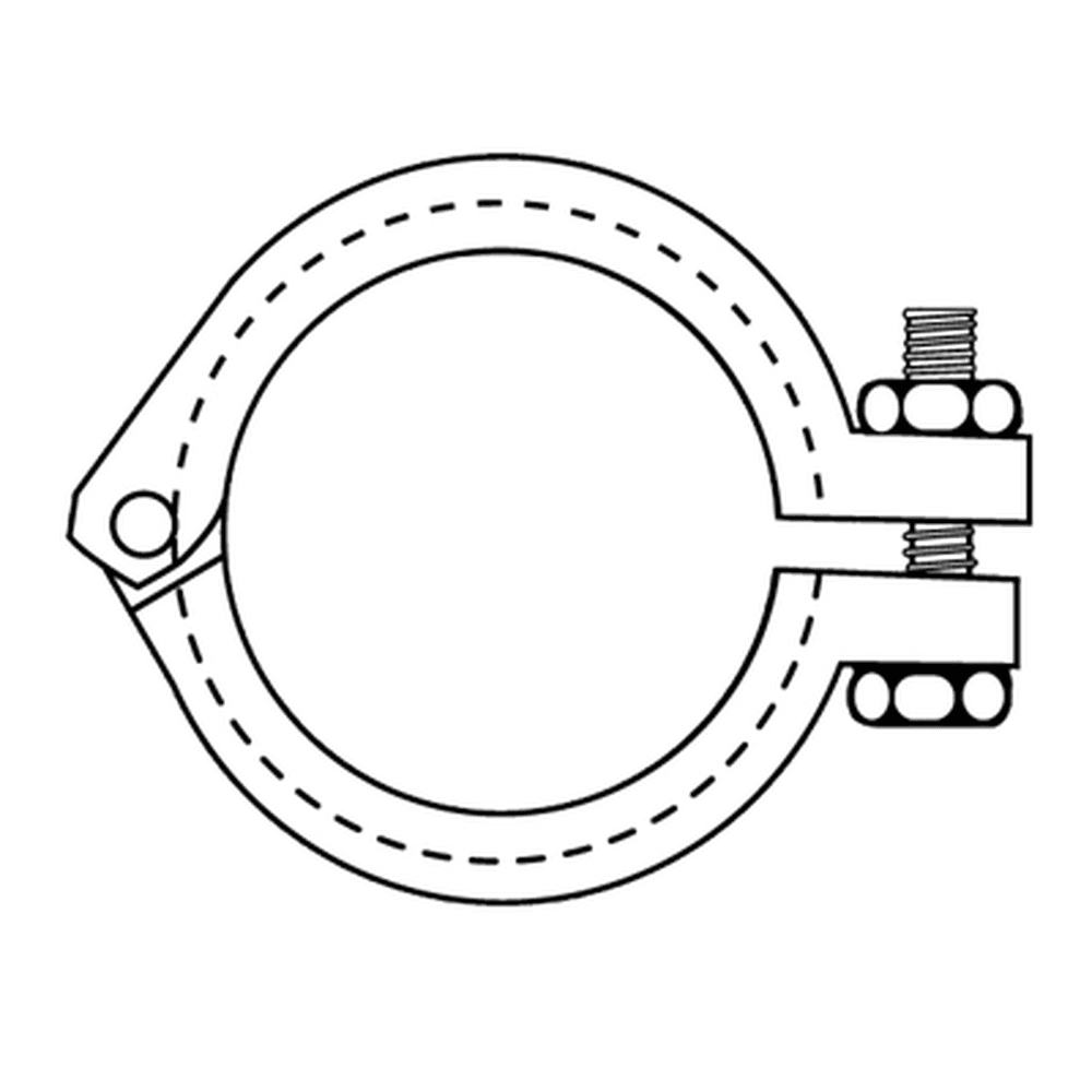 329920HPIW 13I 2" HIGH PRESSURE SINGLE PIN CLAMP