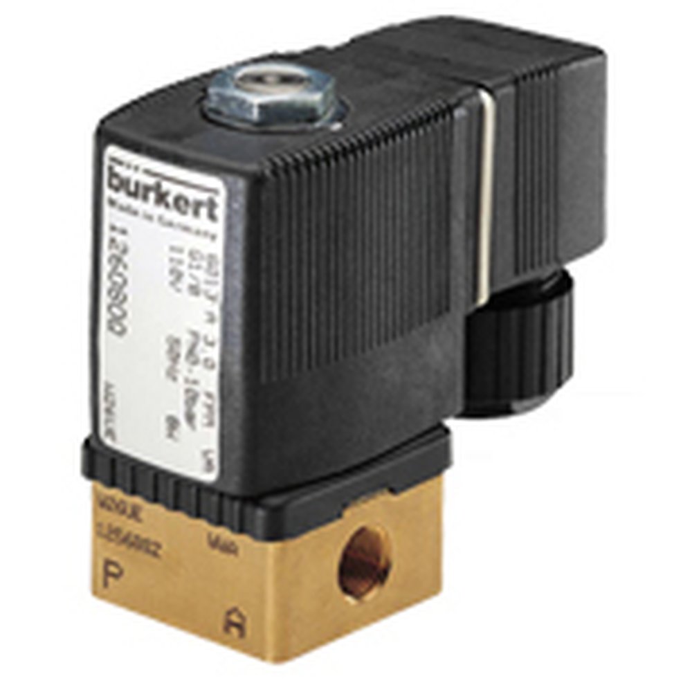 456506X BURKERT SOLENOID. 2/2 WAY. BRASS. 24VDC.