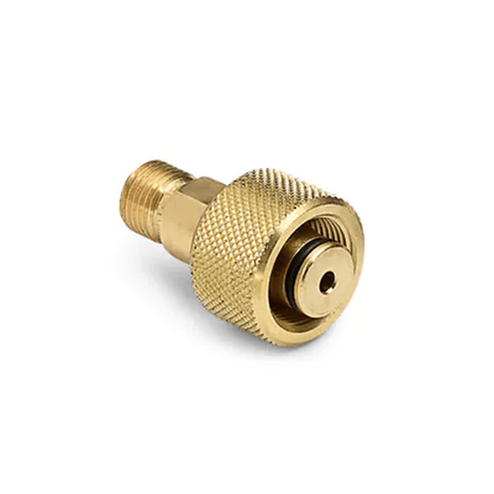 QTHA-4TB0 RALSTON 1/2" TUBE FITTING X MALE QUICK-TEST, NO CHECK-VALVE, BRASS