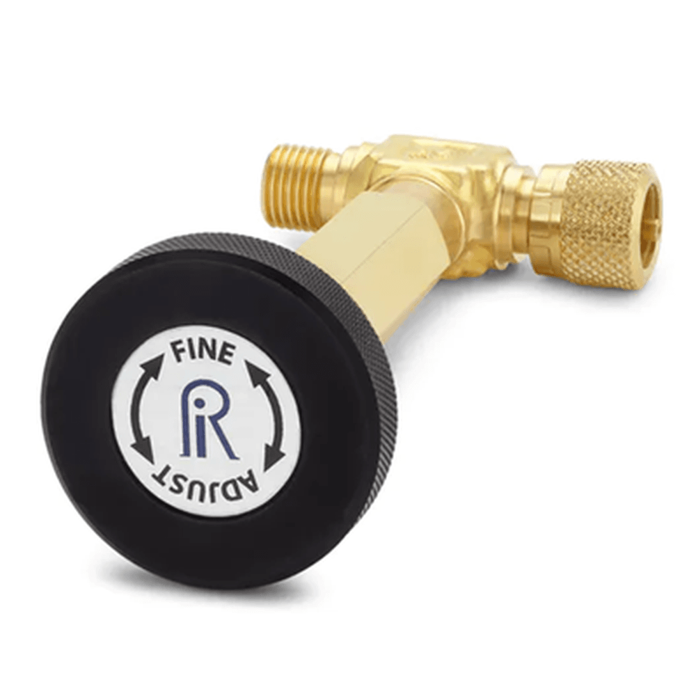 QTHA-TEVR-HC RALSTON IN-LINE FINE ADJUST VERNIER PISTON - MALE QUICK-TEST X FEMALE QUICK-TEST BRASS