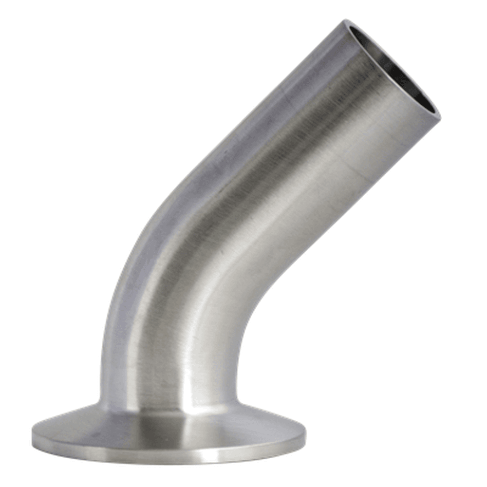 408MS10-7 TL2KMS 1 45D ELBOW WELD X CLAMP