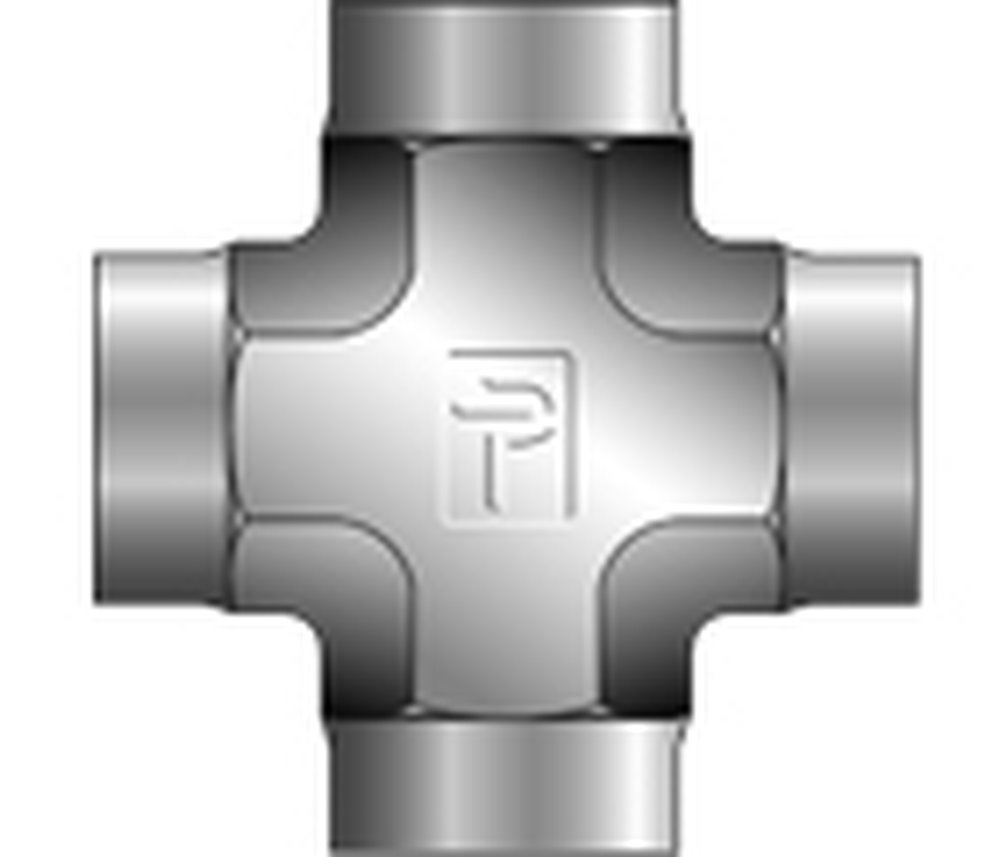 4 FX-B 1/4 PARKER PIPE BRASS FEMALE CROSS