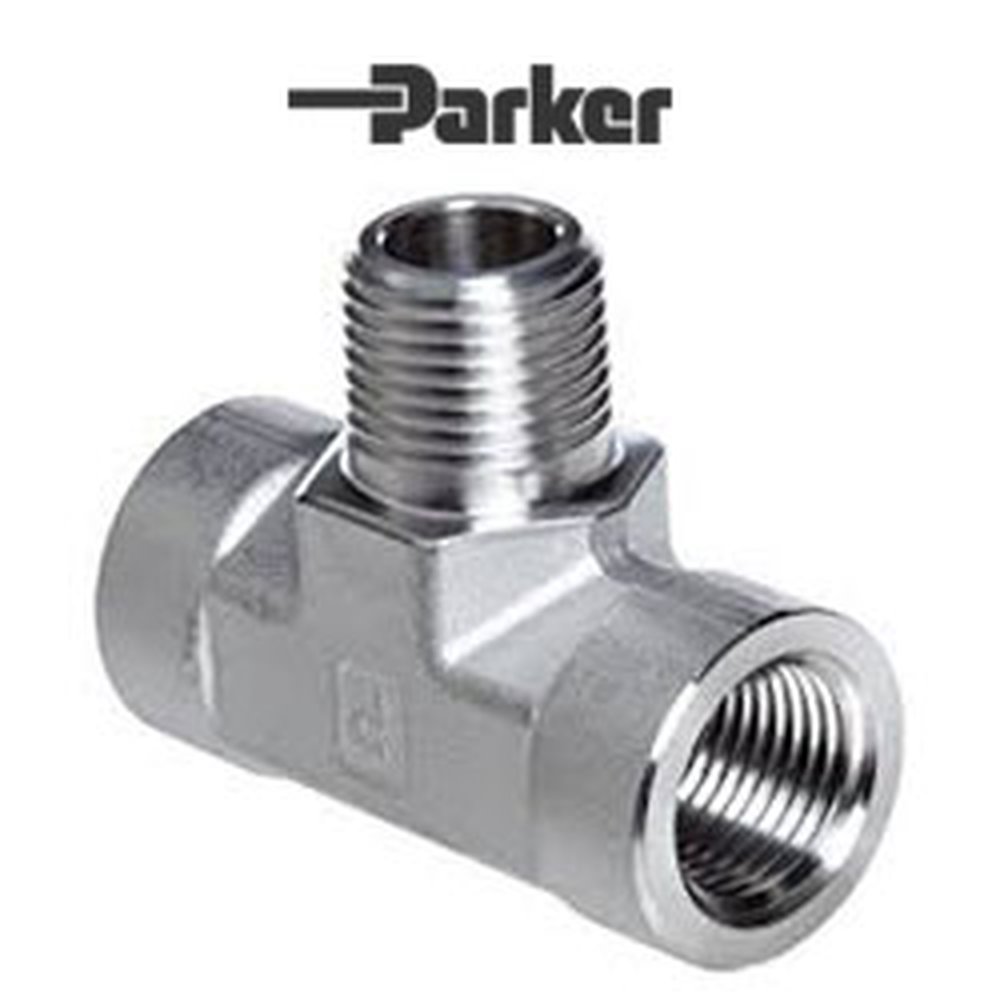 2-2-2 MBT-SS 1/8 PARKER PIPE 316SS MALE BRANCH TEE