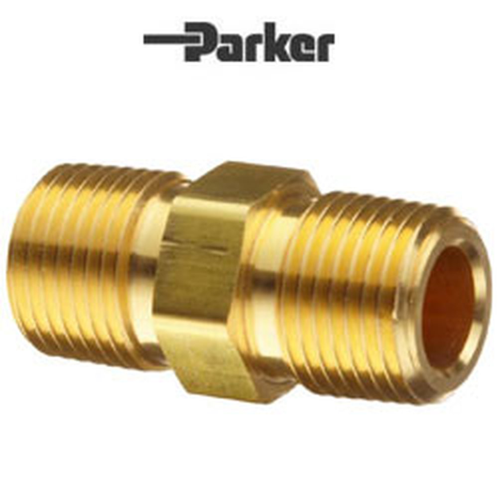 16-16K MHN-B 1 PARKER PIPE BRASS MALE HEX NIPPLE