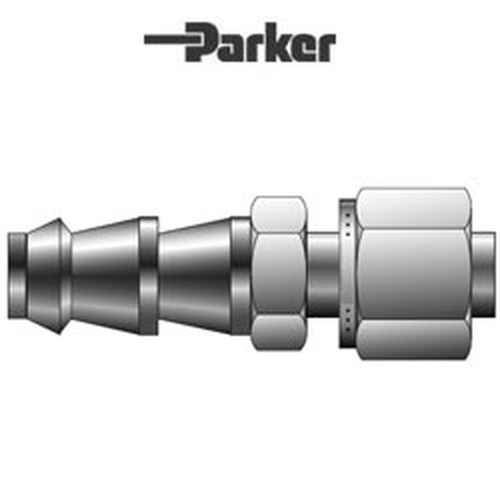6-6 P2BZ6-SS-C 3/8 PARKER CPI 316SS PUSH-LOK TO CPI