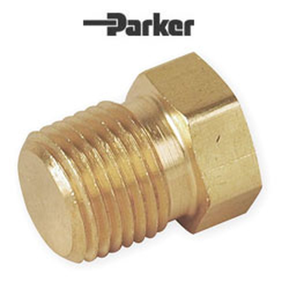 4 PH-B-C3 1/4 PARKER PIPE BRASS HEX HEAD PLUG