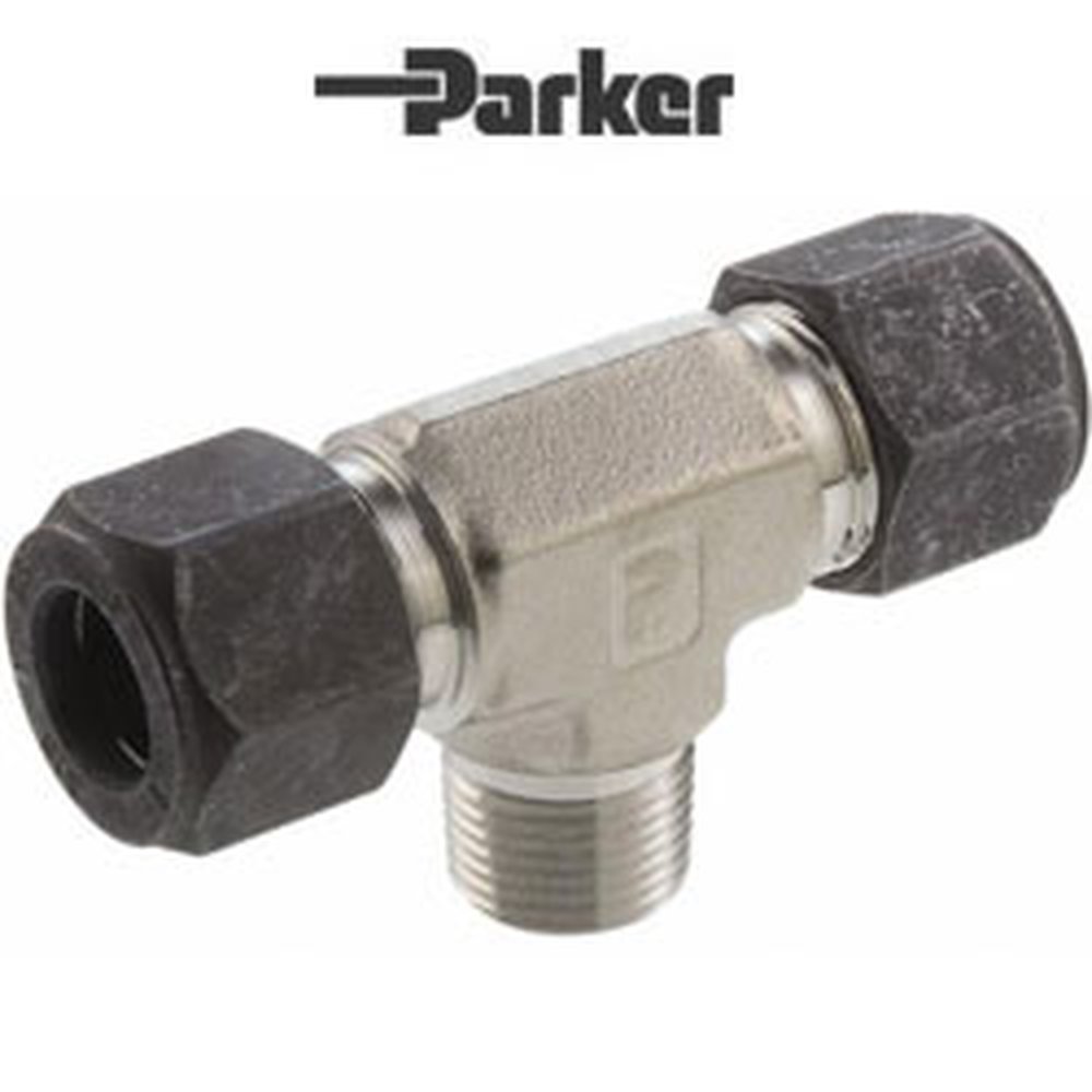 8-8-8R SBZ-SS 1/2 PARKER CPI 316SS MALE BRANCH TEE