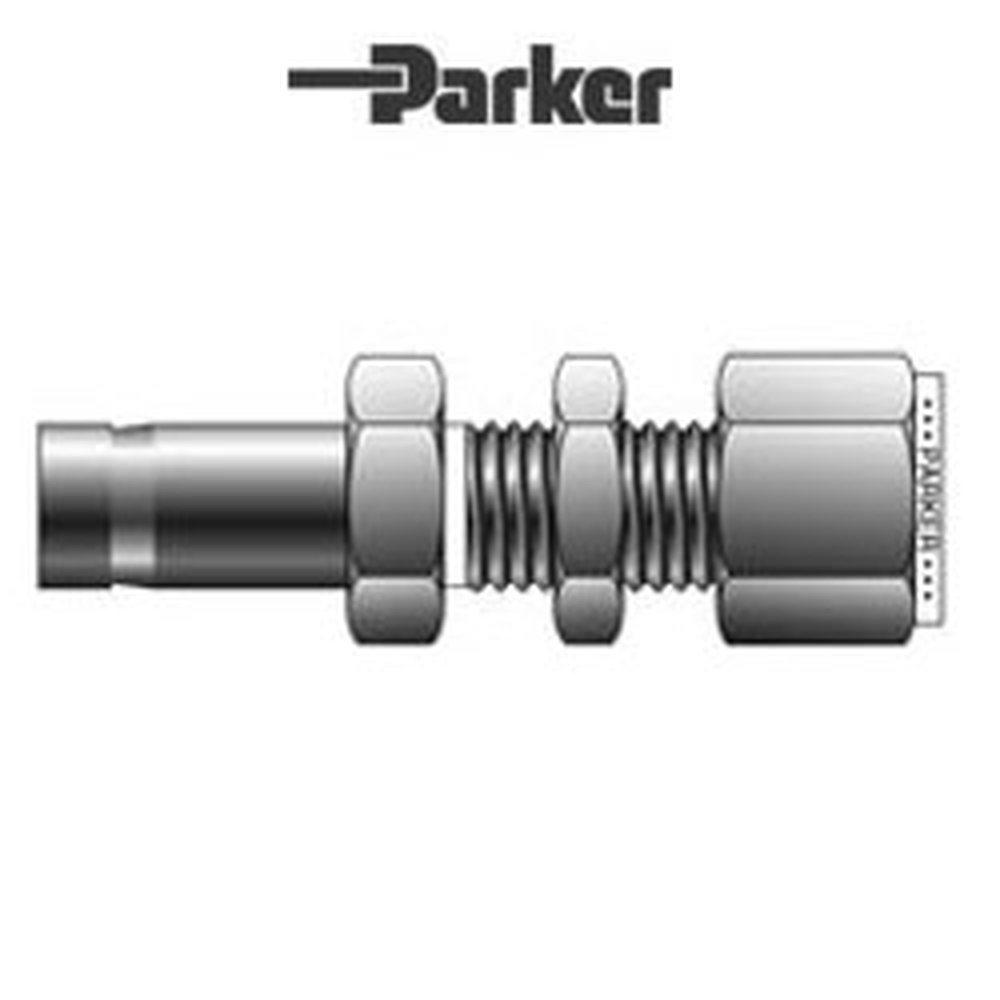 4-4 T2H2BZ-SS 1/4 CPI 316SS TUBE END BULKHEAD ADAPTER