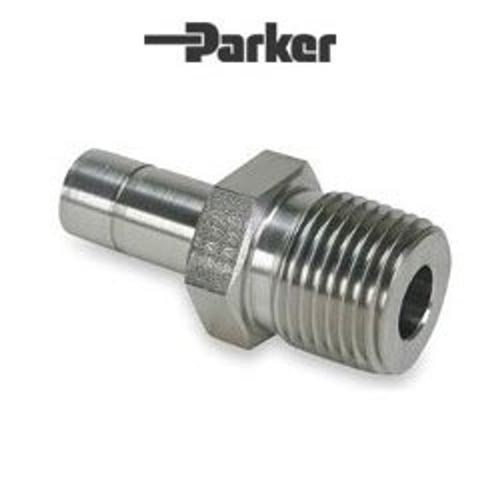 Parker CPI 1/4" Compression Nut – 316SS, 5 Pack, 4 BZ-SS, 7600 PSI